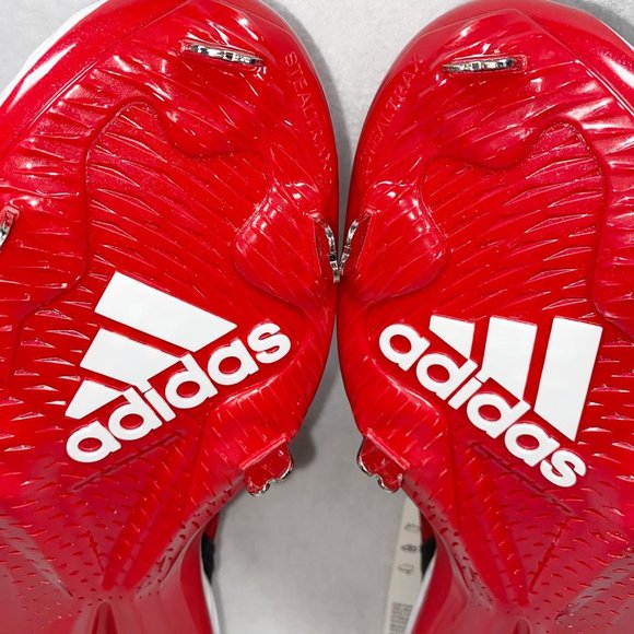 Adidas Icon Bounce Hybrid Red Baseball Cleats NWT - Picture 14 of 15